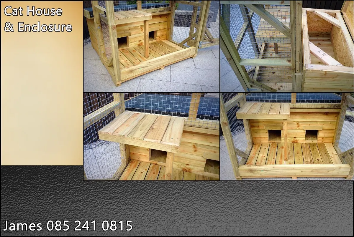 Cat House & Enclosure - Image 1