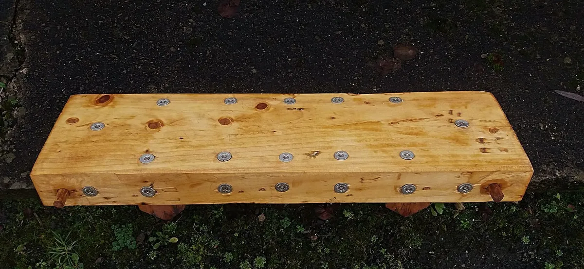 Rustic floating chunky shelf / display - Image 1