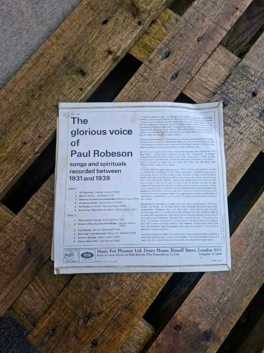 Paul roberson vinyl lp - Image 2