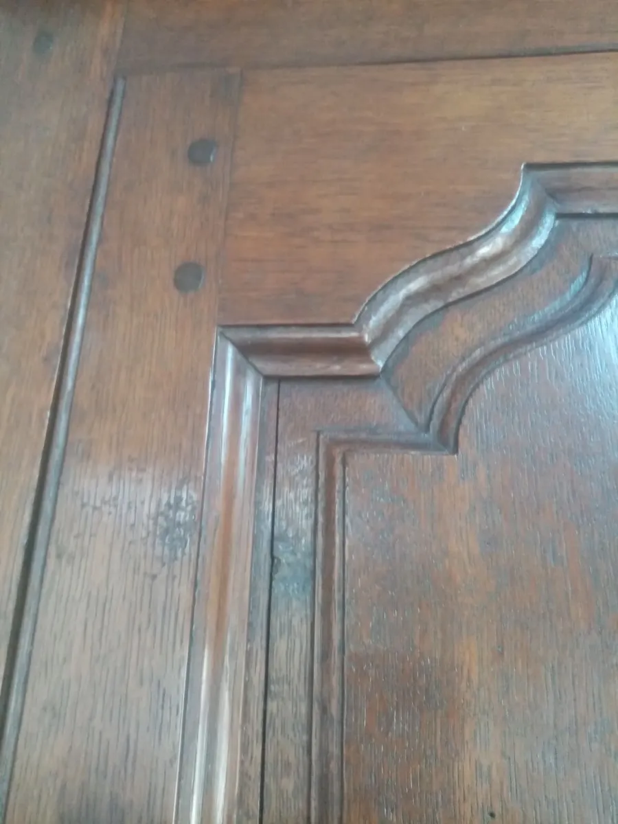 ANTIQUE OAK CORNER CUPBOARD DRINKS EXC CONDITION - Image 3