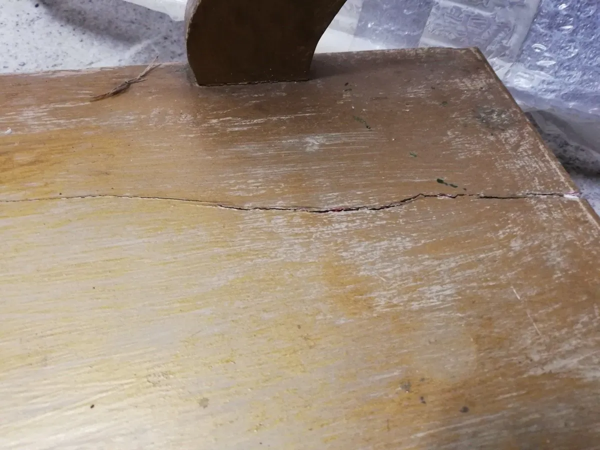 Small shelf with mirror in lacquered wood Vintage - Image 4