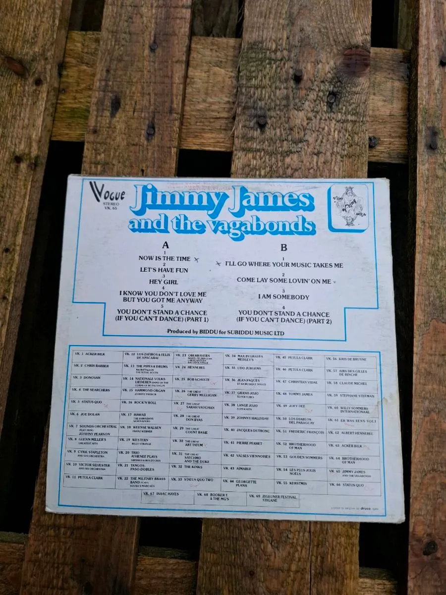 Jimmy james and the vagabons vinyl lp - Image 2