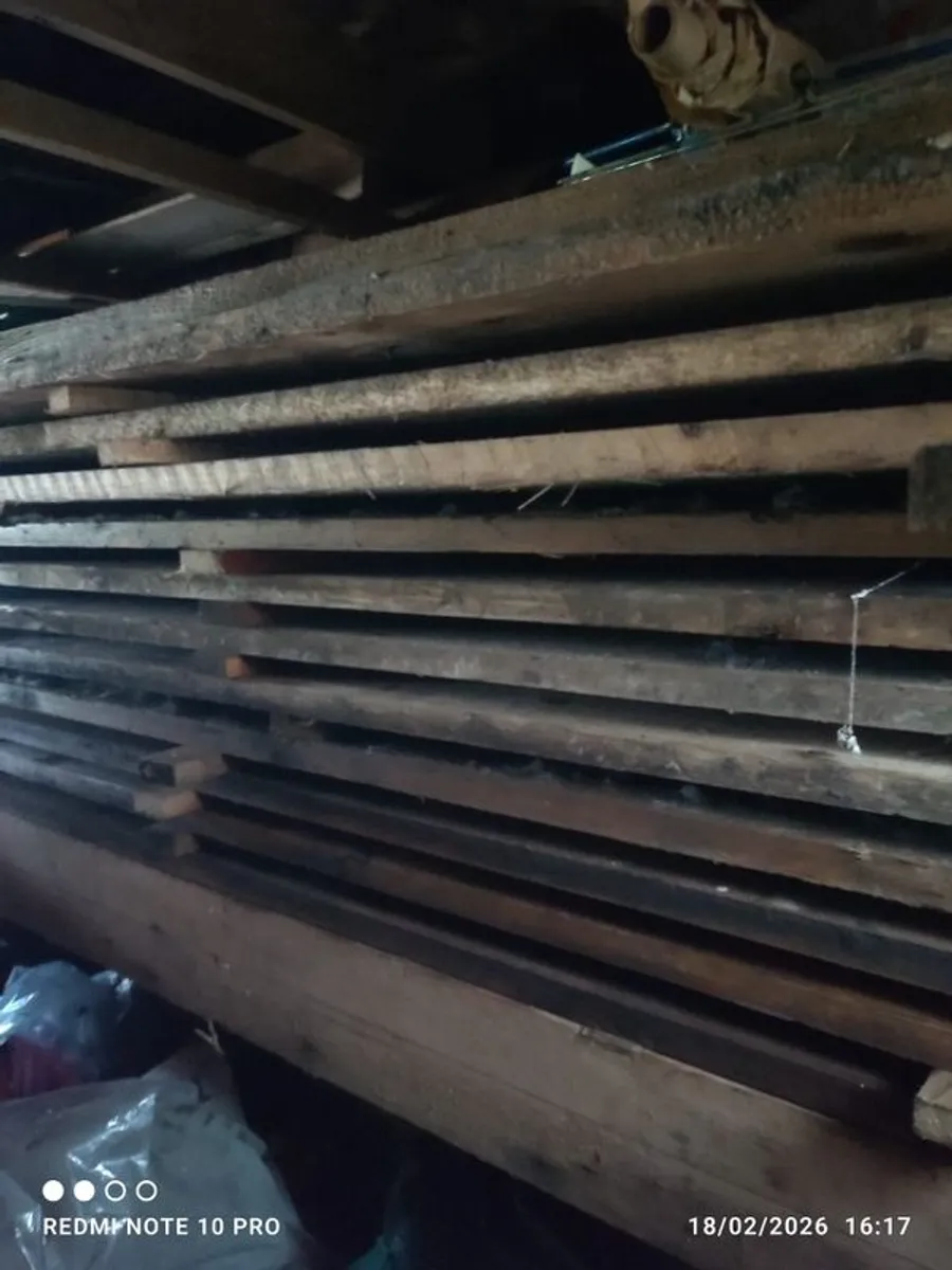 Old Pine Floor Boards - Image 2