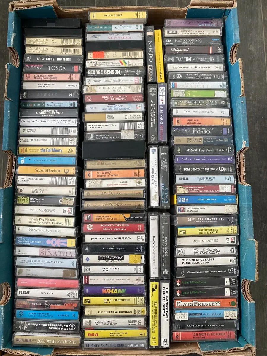 Music of different Genres Cassette Tapes