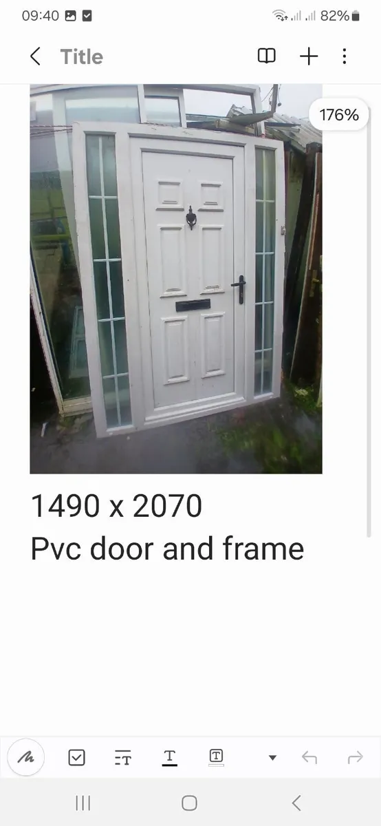 Pvc door and frame - Image 2
