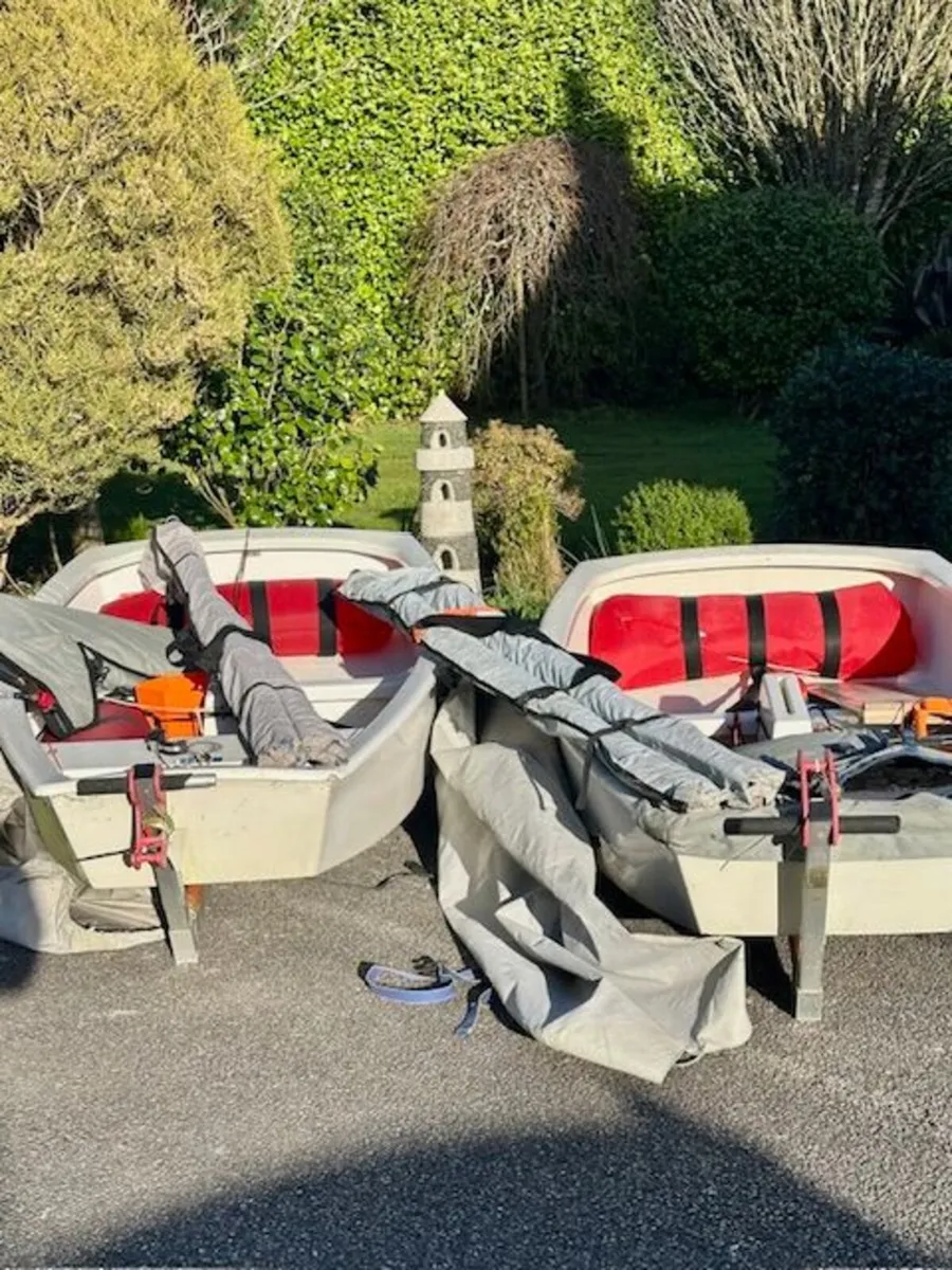 Two Optimist Dinghies for sale 650 each - Image 1