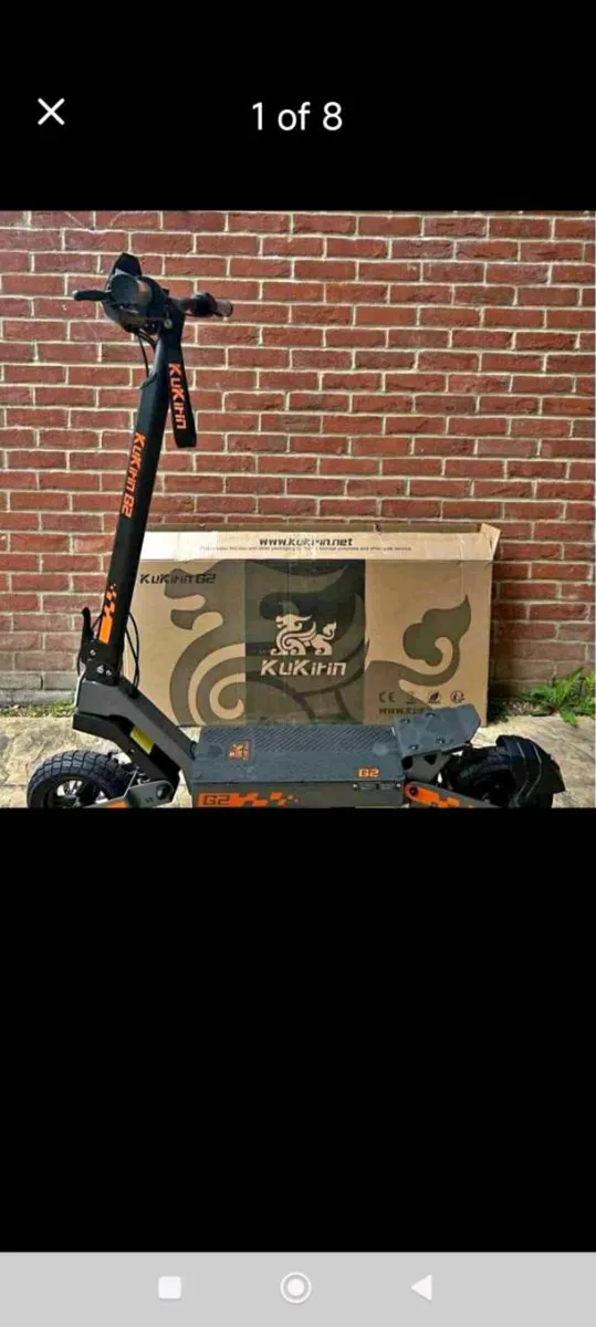 G2 kukirin brand new electric scooter quick sale - Image 1