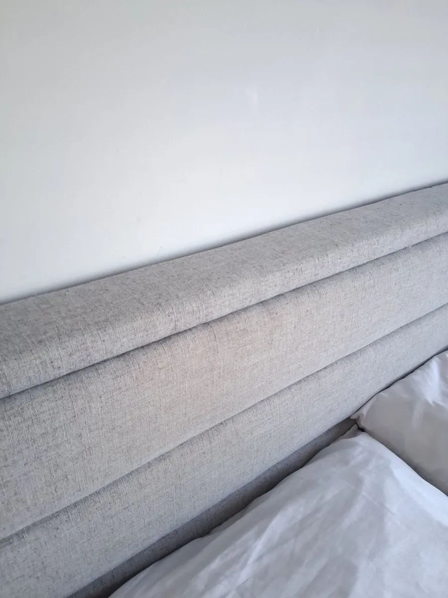 Grey King Size bed frame - Image 3