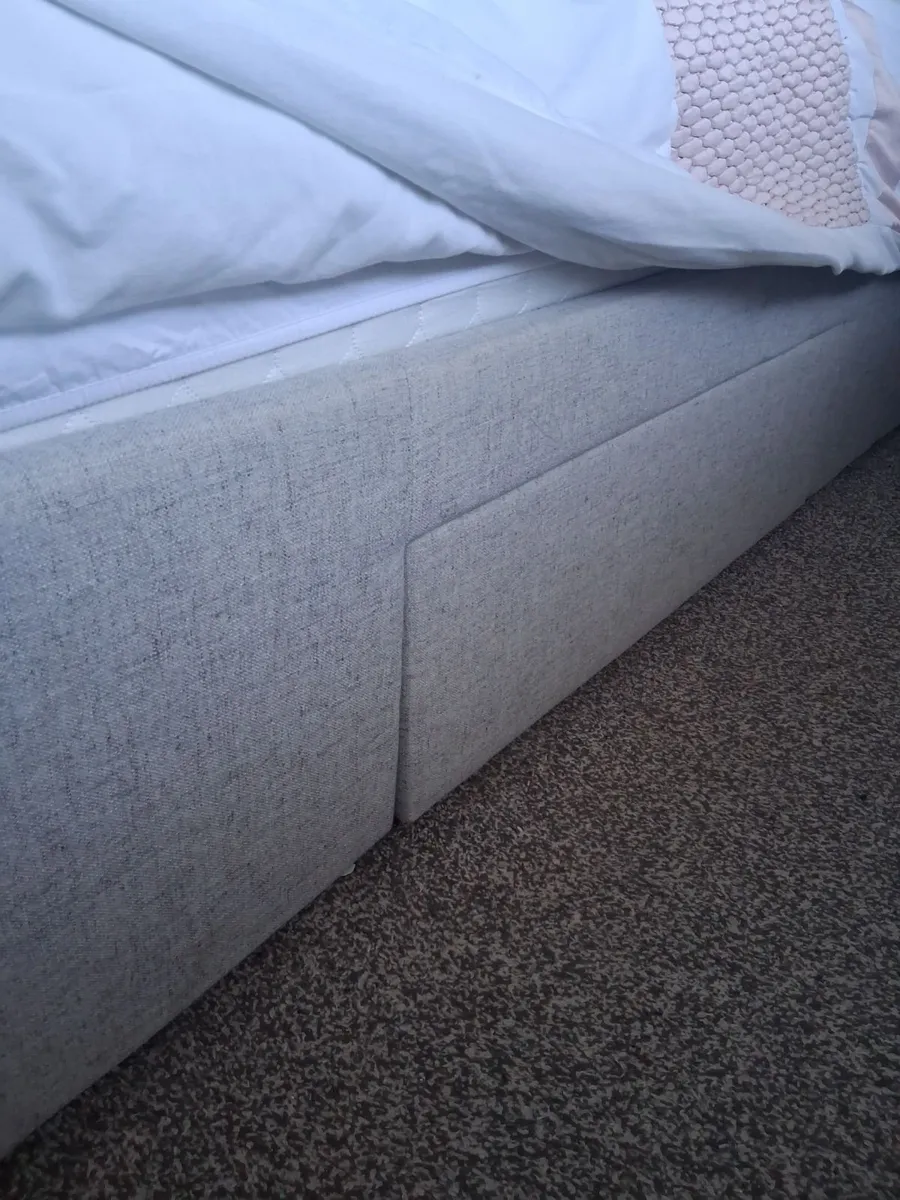 Grey King Size bed frame - Image 4