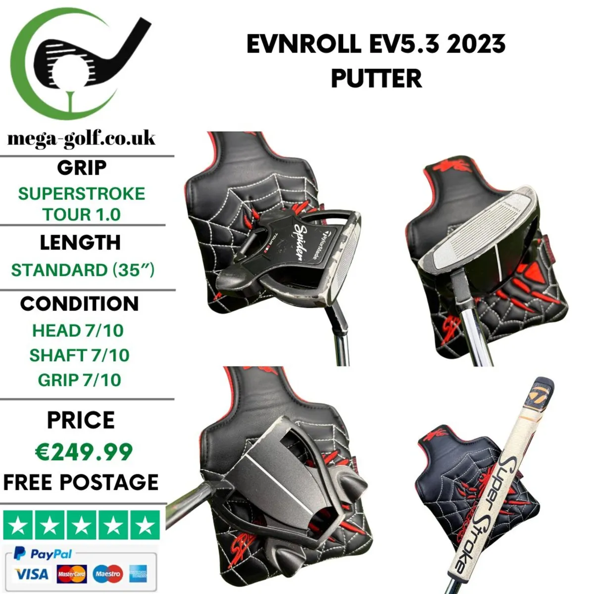 Evnroll EV5.3 2023 Putter / 35" - Image 1