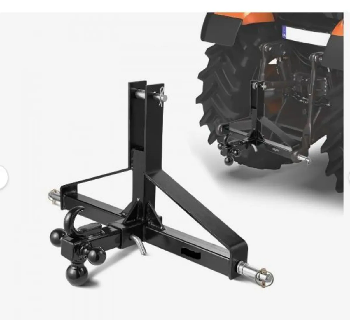 3 Point Trailer Hitch with 2 in Receiver - Image 1
