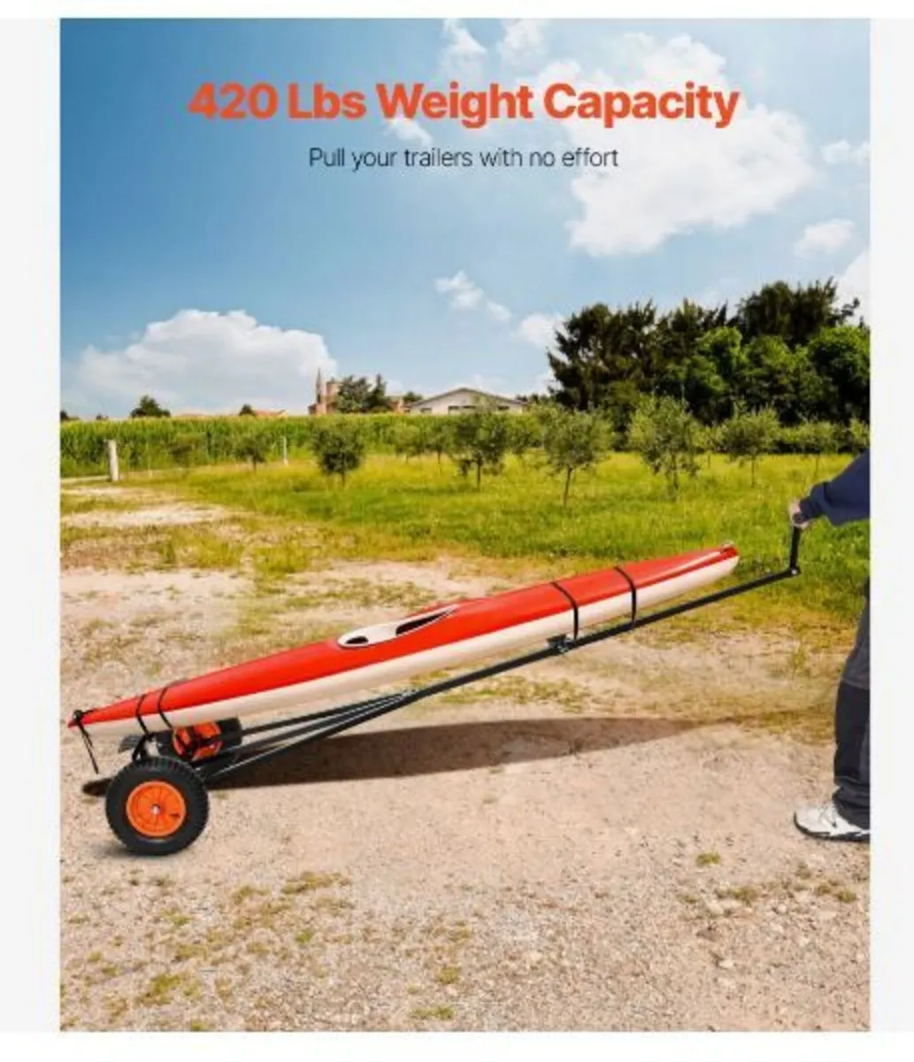 Boat Trailer Dolly, 420lbs Load Capacity - Image 2