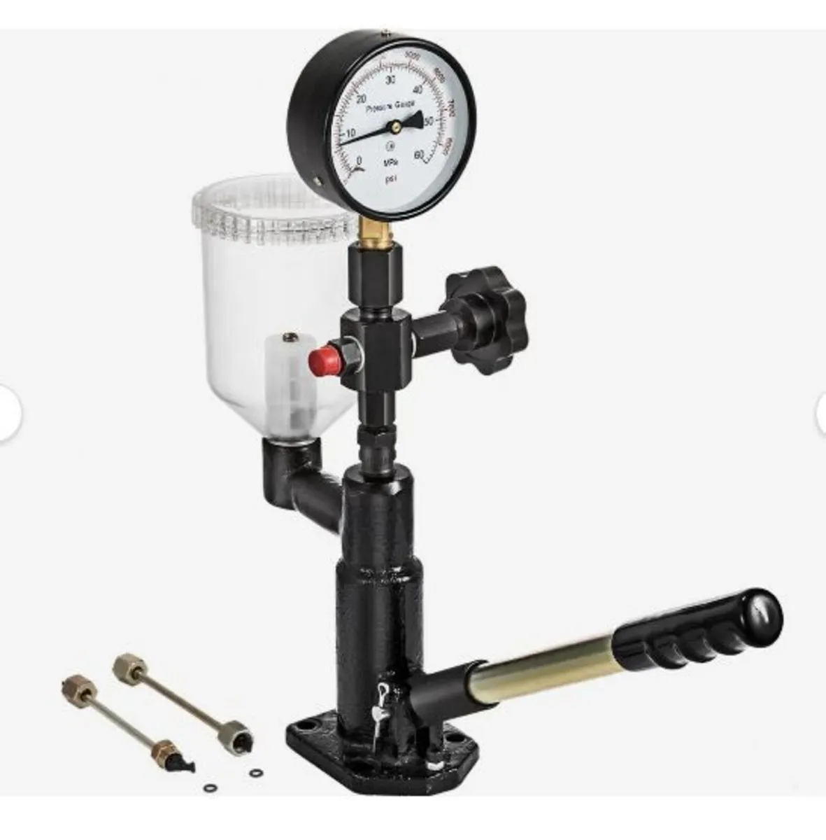 600 Bar Injector Tester 0.8L Fuel Pressure Gauge - Image 1