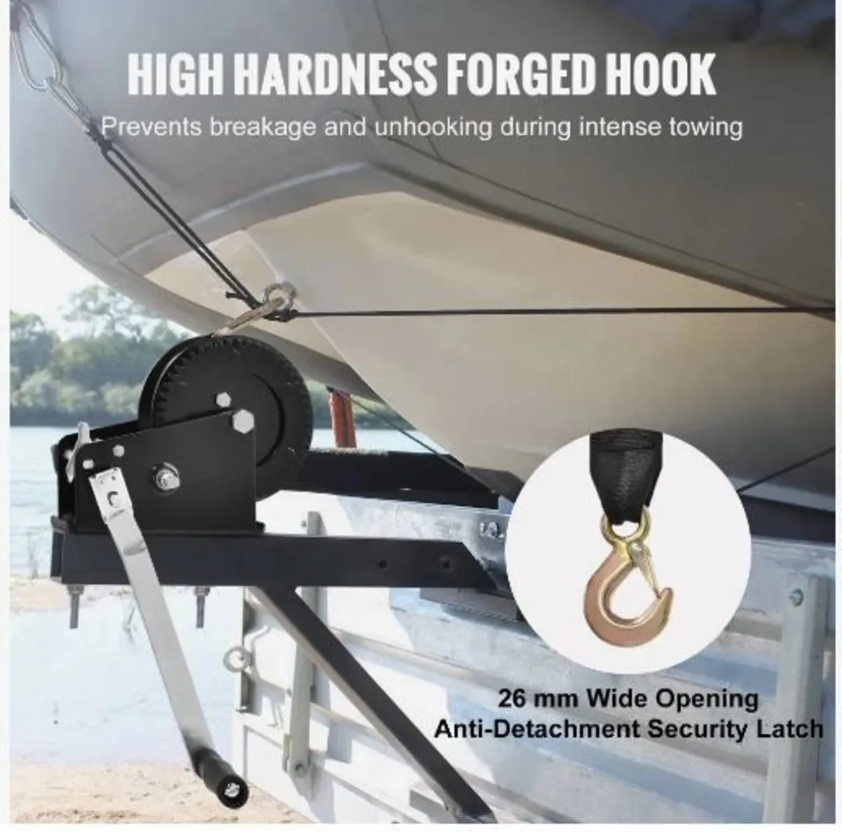 Hand Winch, 1587.6 kg Pulling Capacity - Image 2