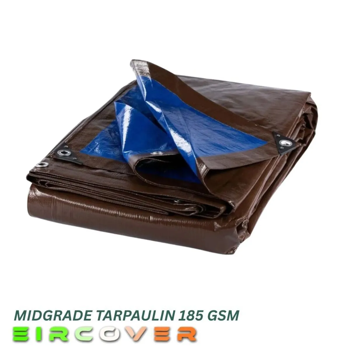 Midgrade Tarpaulin 6m x 11m (20' - 36') 185 gsm - Image 2