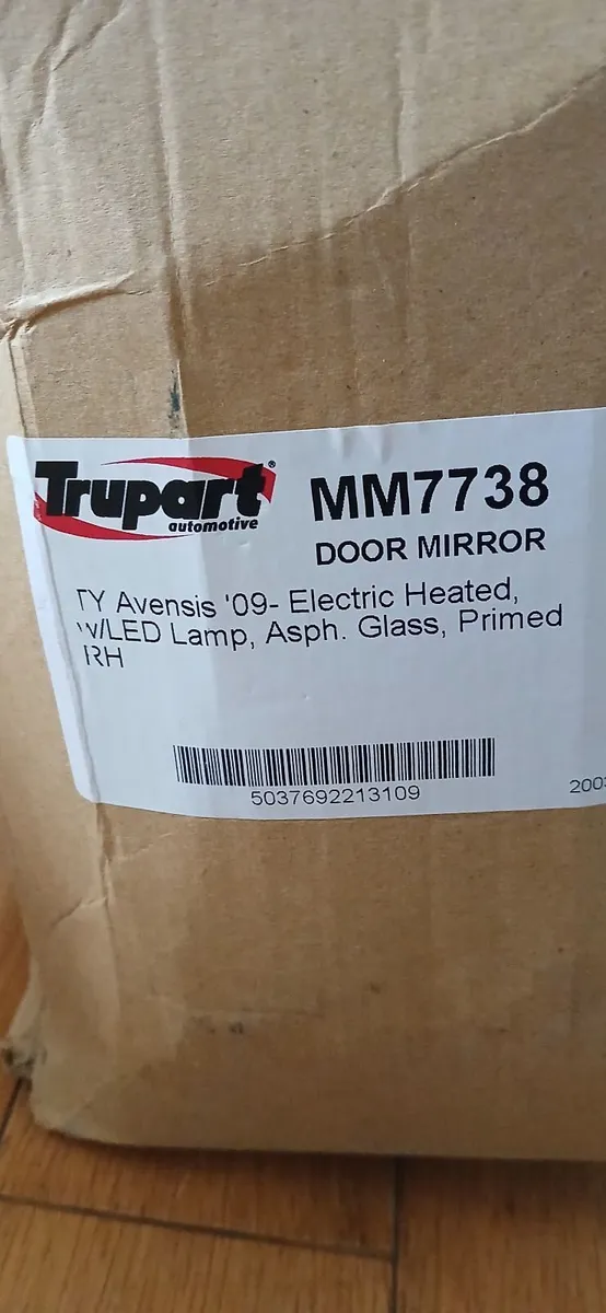 Toyota Avensis 2009 Electric Heated Led Lamp R H - Image 2