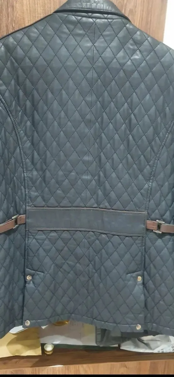 Leather men jacket - Image 2