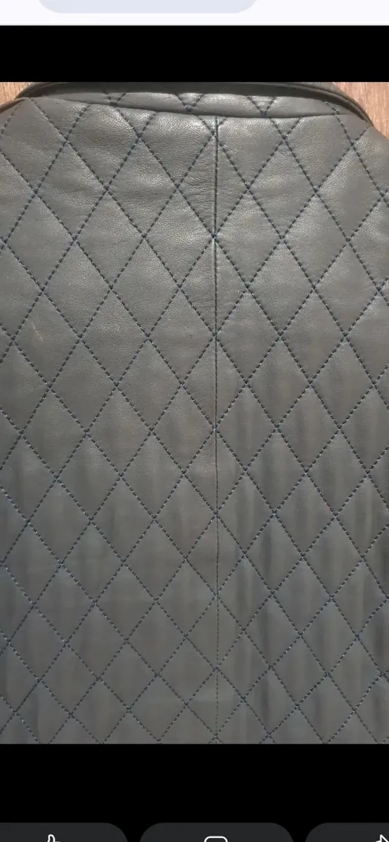 Leather men jacket - Image 4