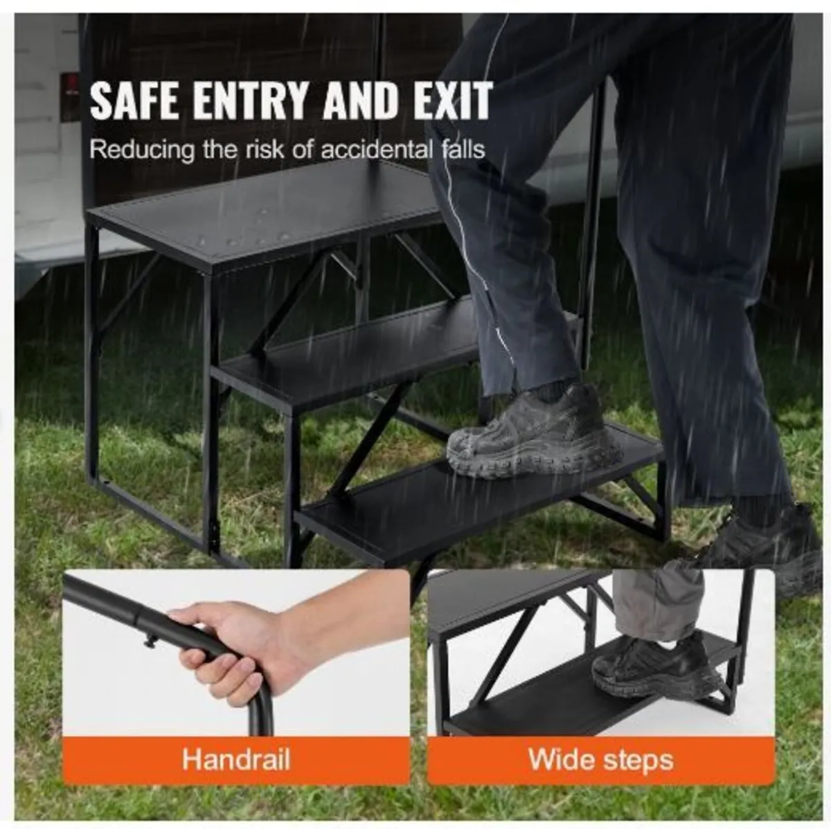 RV Steps, 3-Step RV Stairs - Image 1