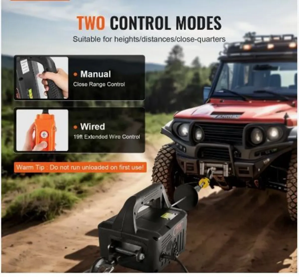 2-in-1 Portable Electric Hoist Power Winch - Image 4