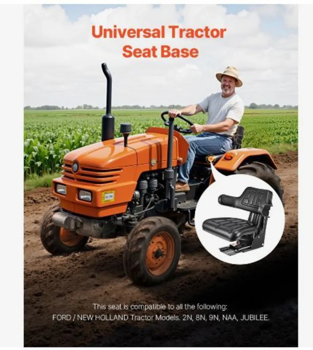 Universal Forklift Seat, Waterproof - Image 3