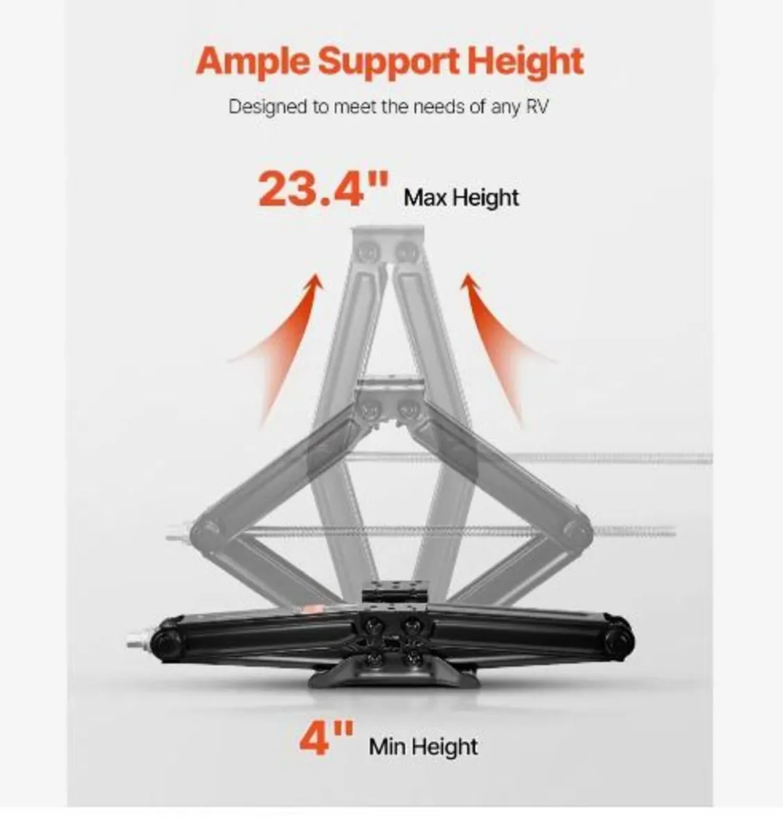 9000 lbs RV Scissor Jacks - Image 3