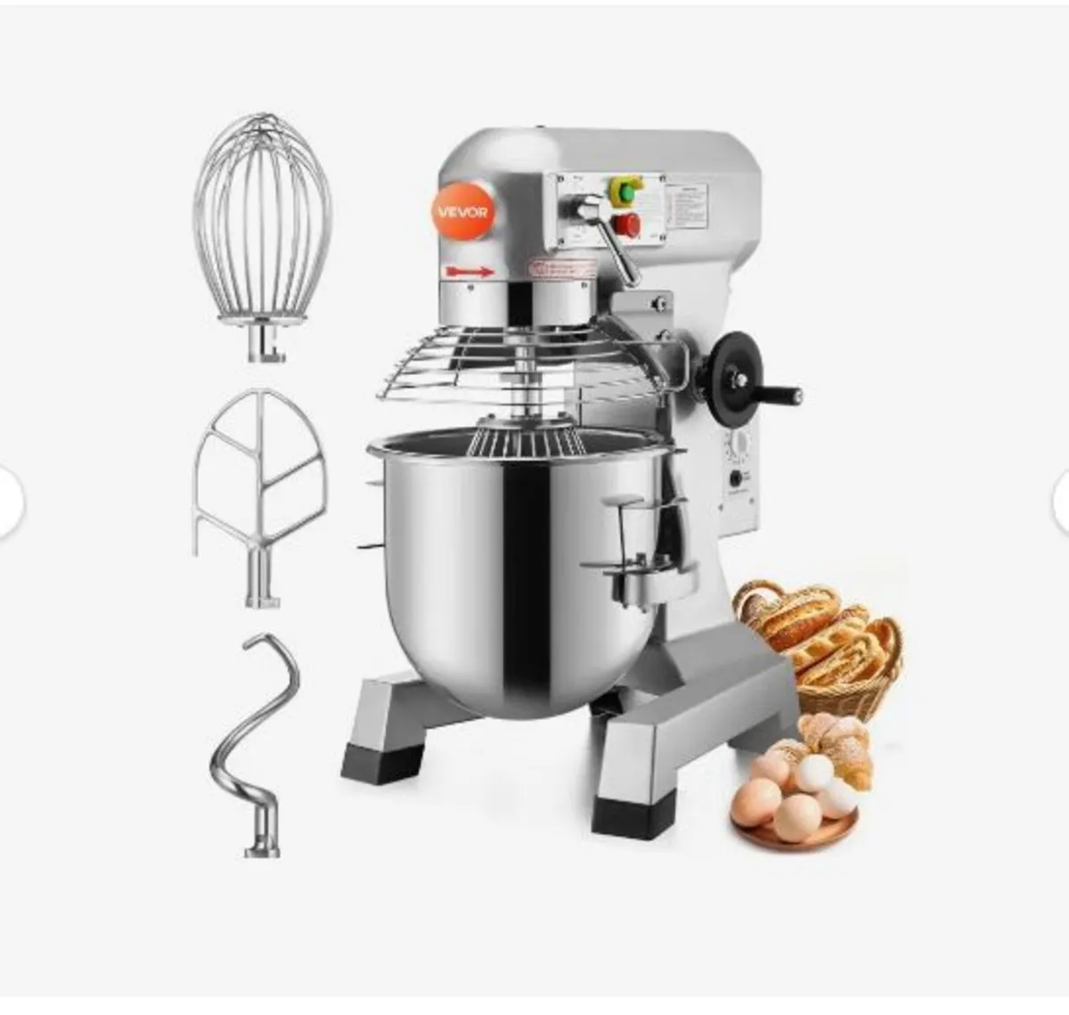 Electric Food Mixer 30L Food Stand Mixer 1100W - Image 1
