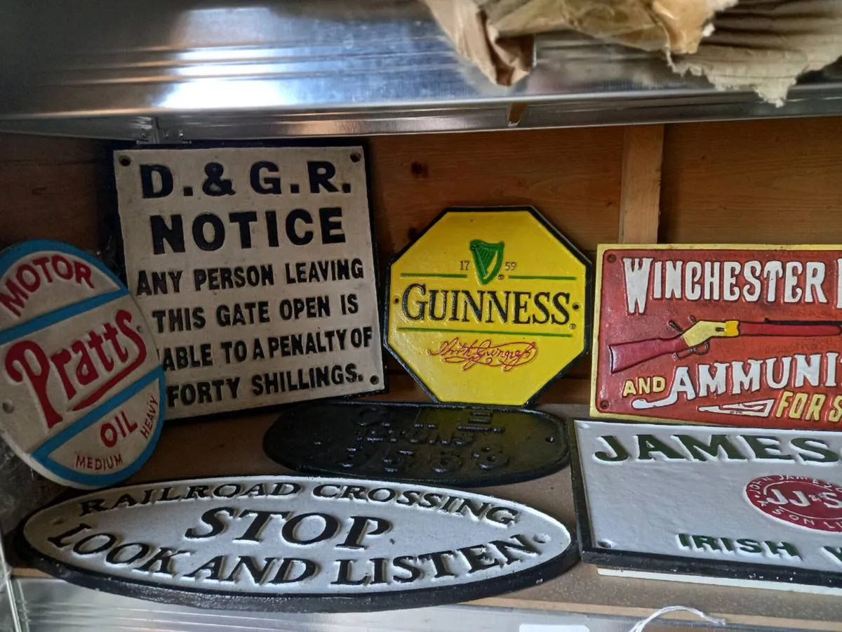 Cast Iron Signs - Image 4