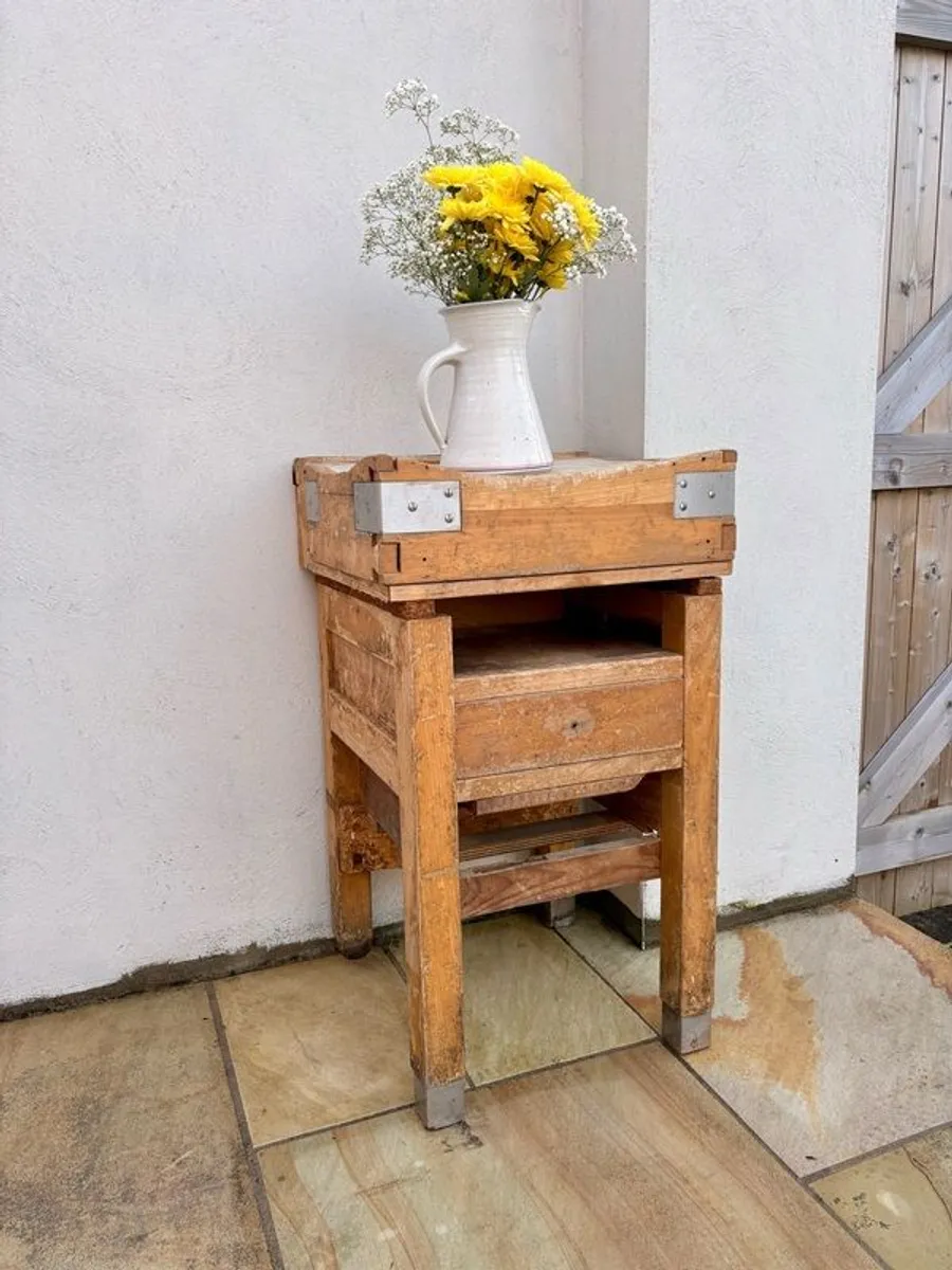 Original Vintage Butcher's Block Rare Find 1960's - Image 4