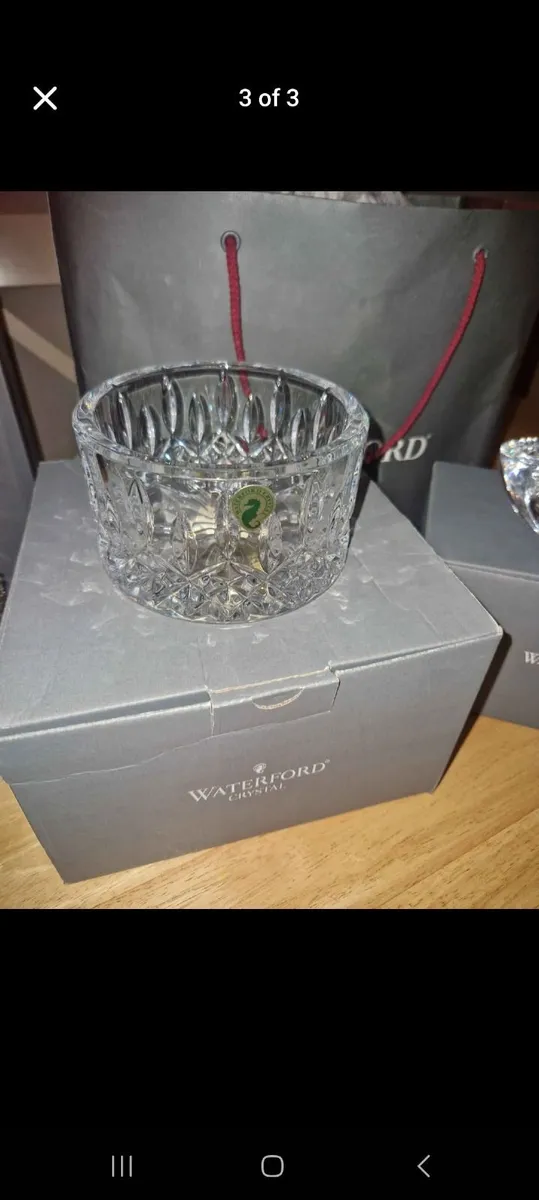 Waterford crystal seahorse candlesticks - Image 2