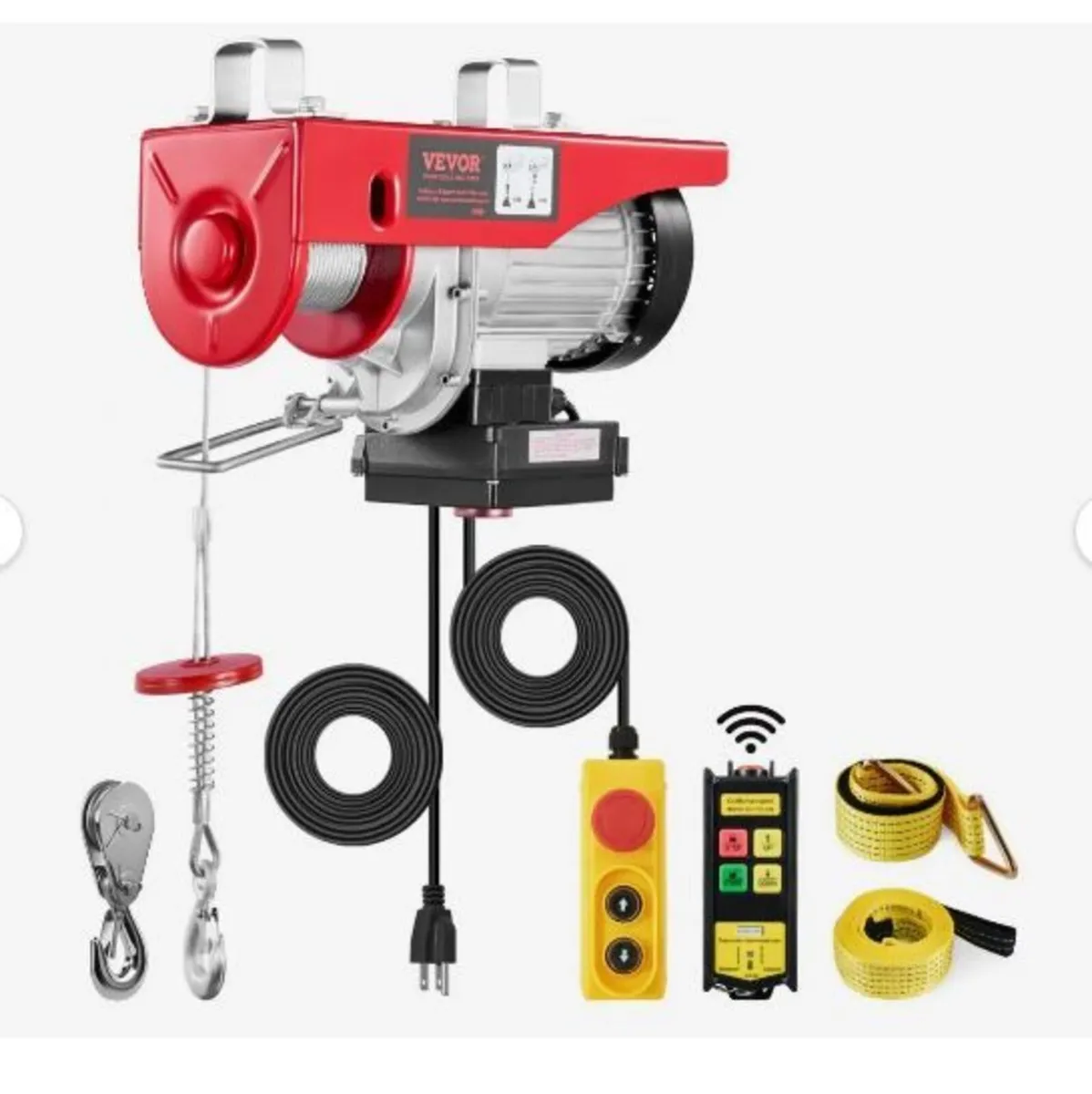 Electric Hoist Crane Winch 598.7 kg 9997.4 cm - Image 1