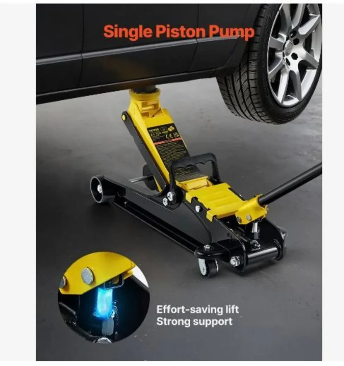 Floor Jack, 2.5 Ton Low Profile Floor Jack - Image 4