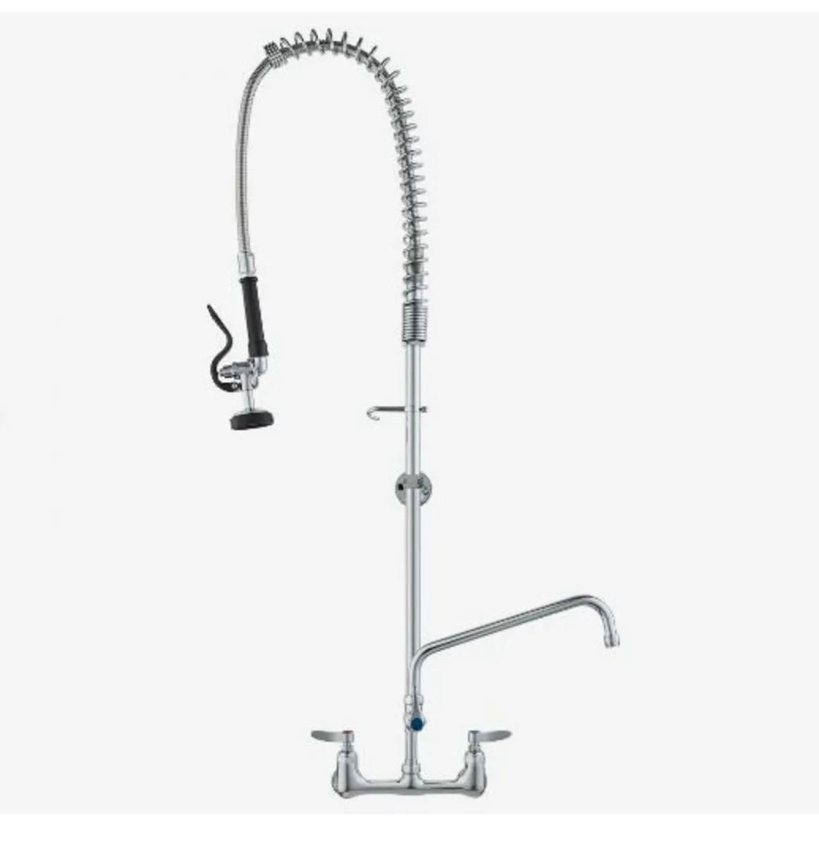 Commercial Faucet with Pre-Rinse Sprayer - Image 1