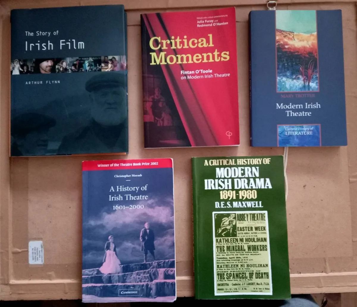 Five Irish Theatre and Film Books
