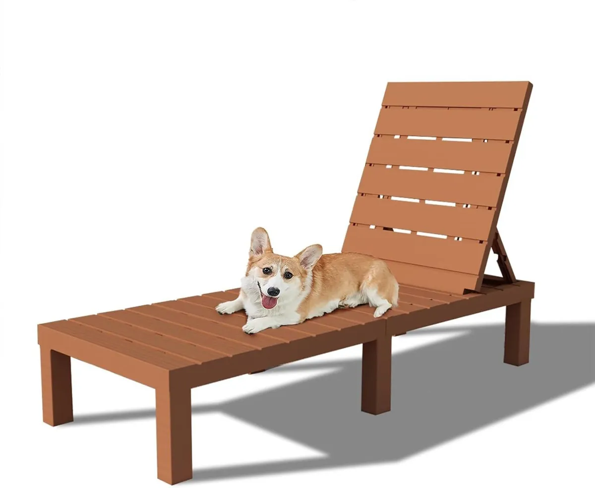 Outdoor Lounge Chair Pool Chaise Waterproof - Image 1