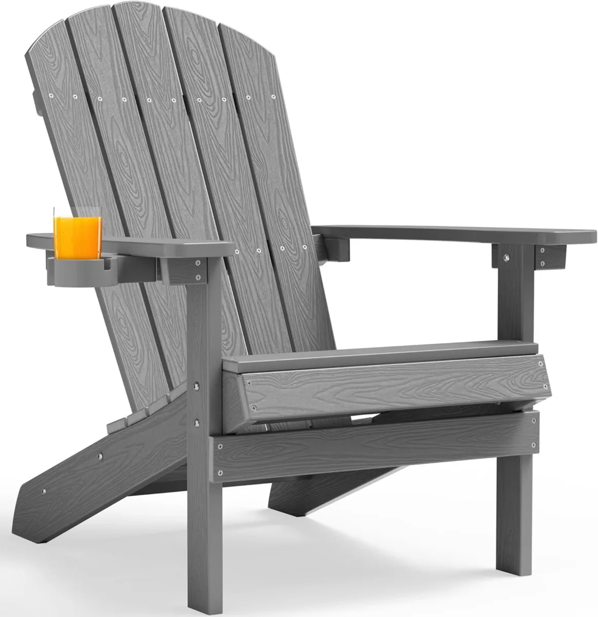 Adirondack Chair for Outdoor Garden: Plastic - Image 1