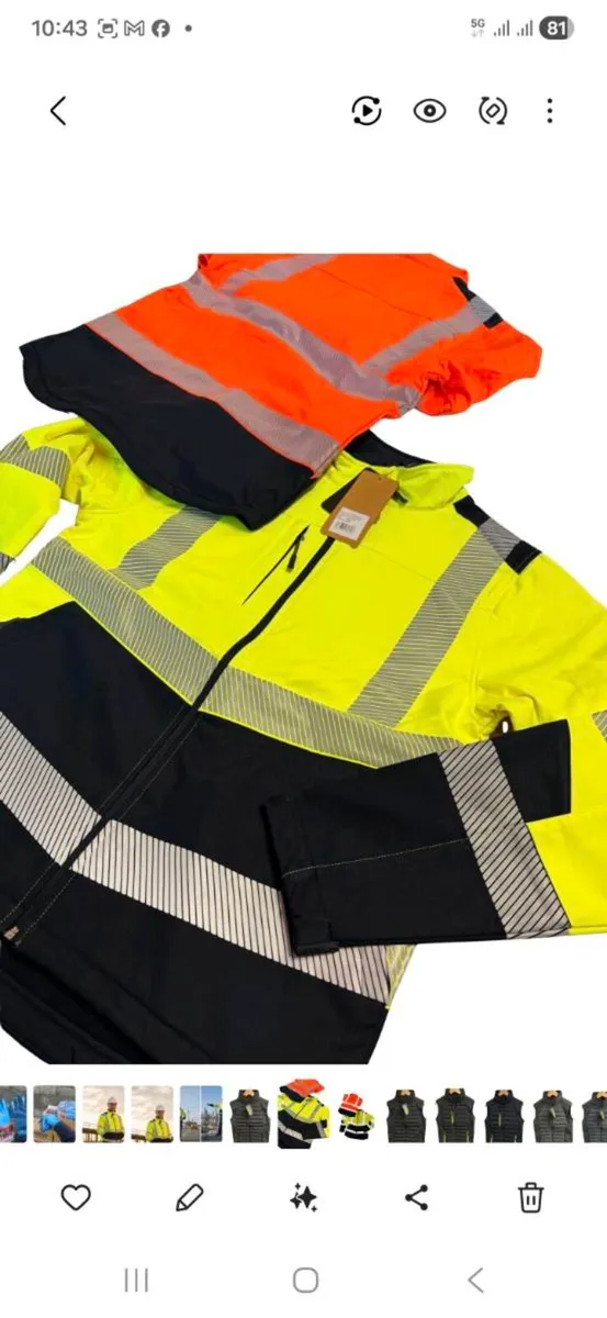 Men's Supertouch Hi Vis Softshell Jacket - Image 1