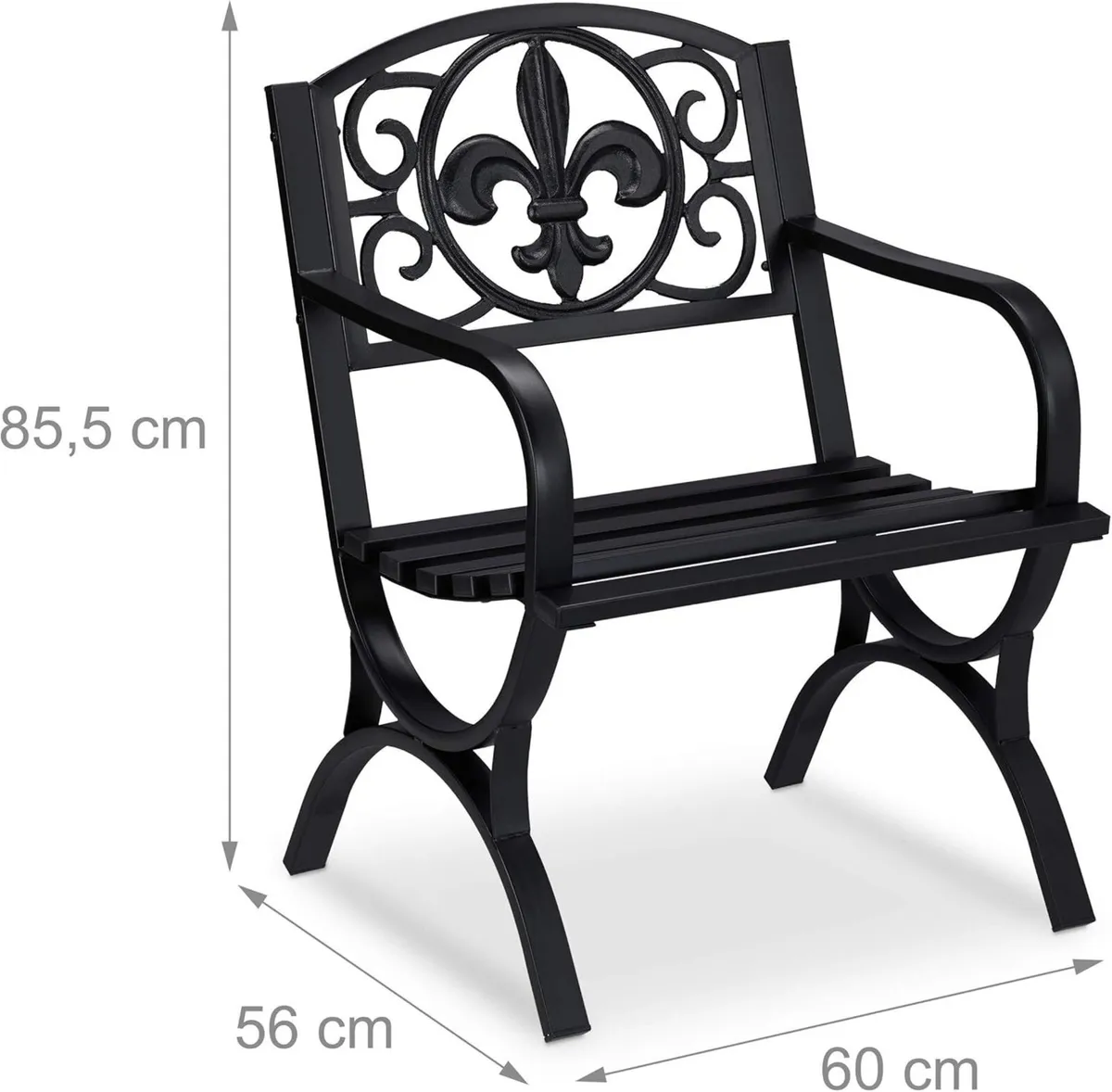antique-looking garden chair patio furniture - Image 3
