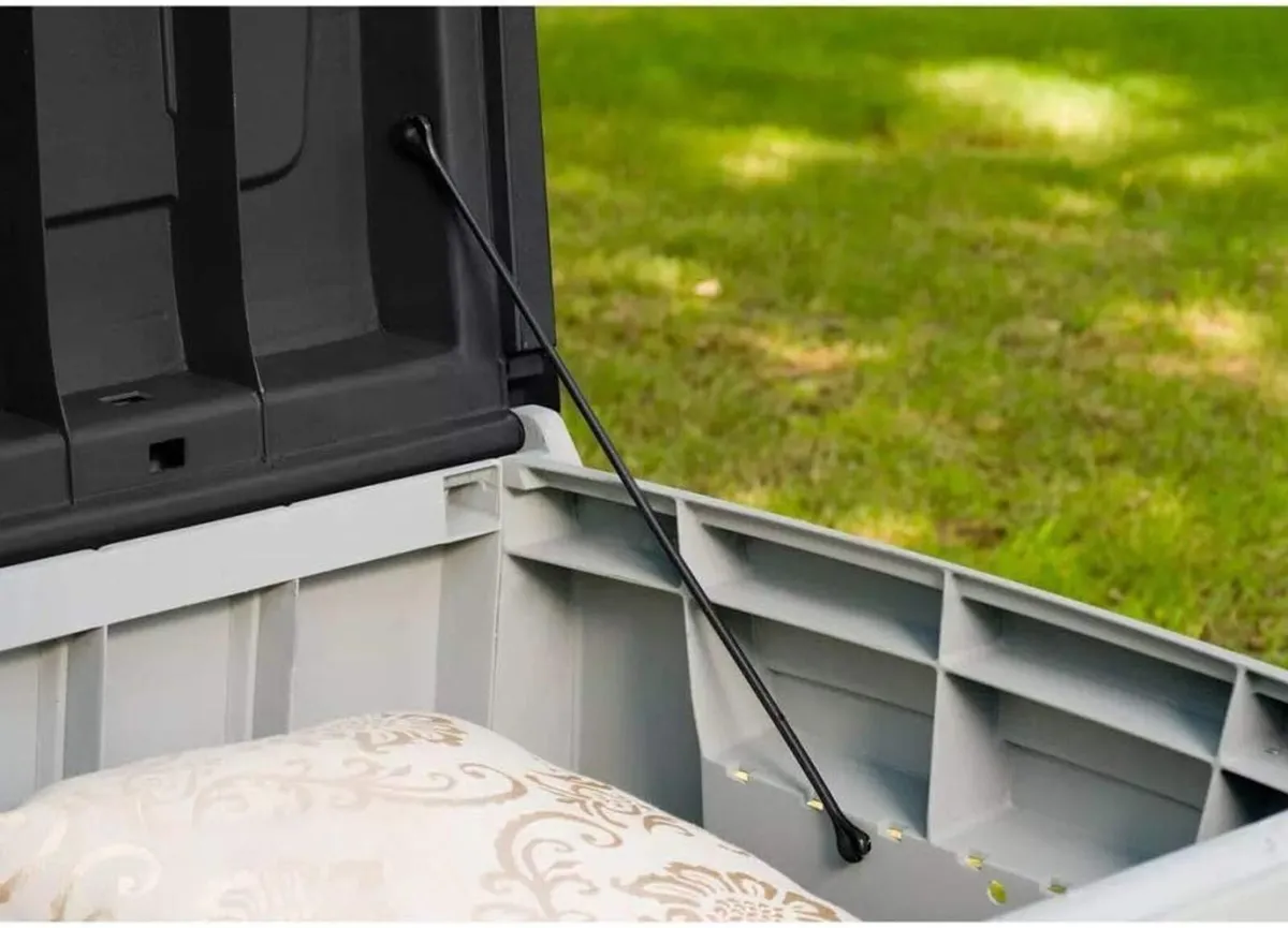 Keter Waterproof Garden Storage Box with seat - Image 4
