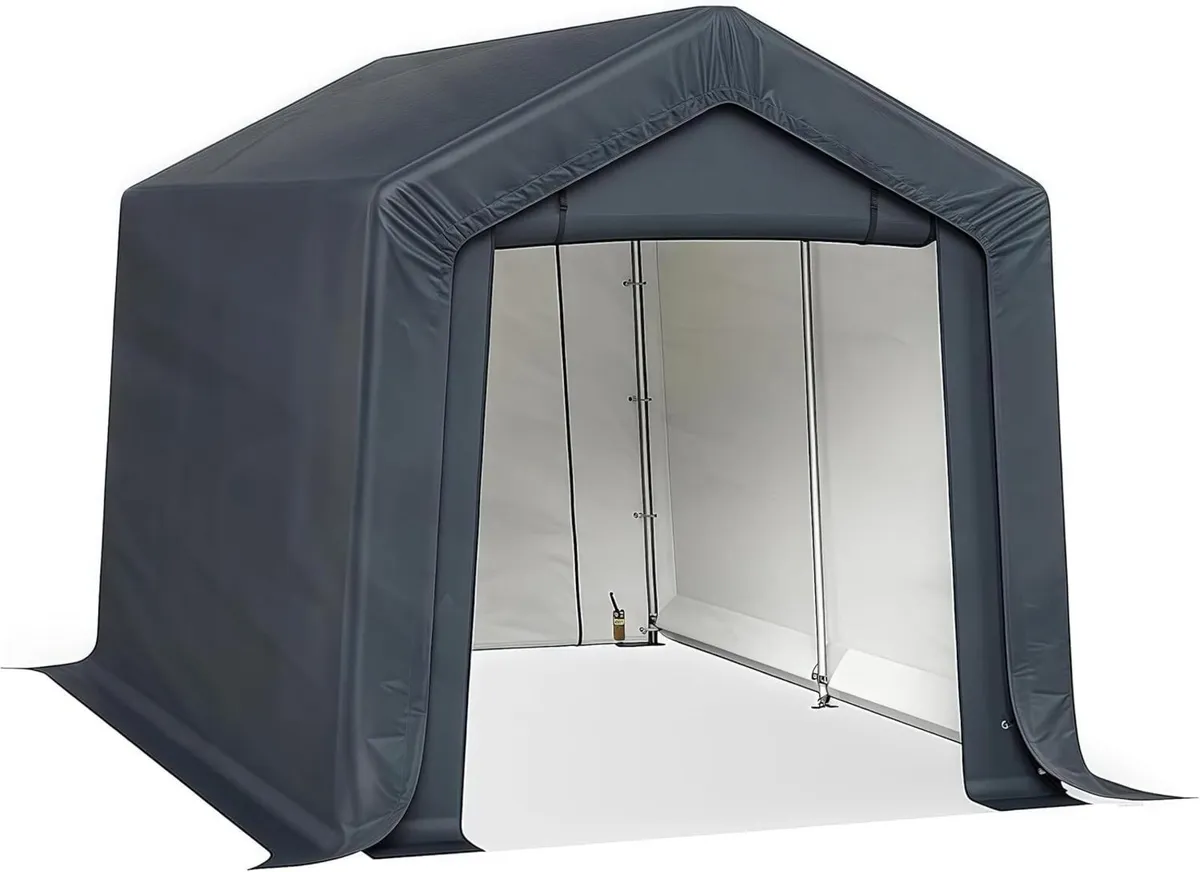 3x2x1.8m Portable Storage Shed Garden Tent with - Image 1