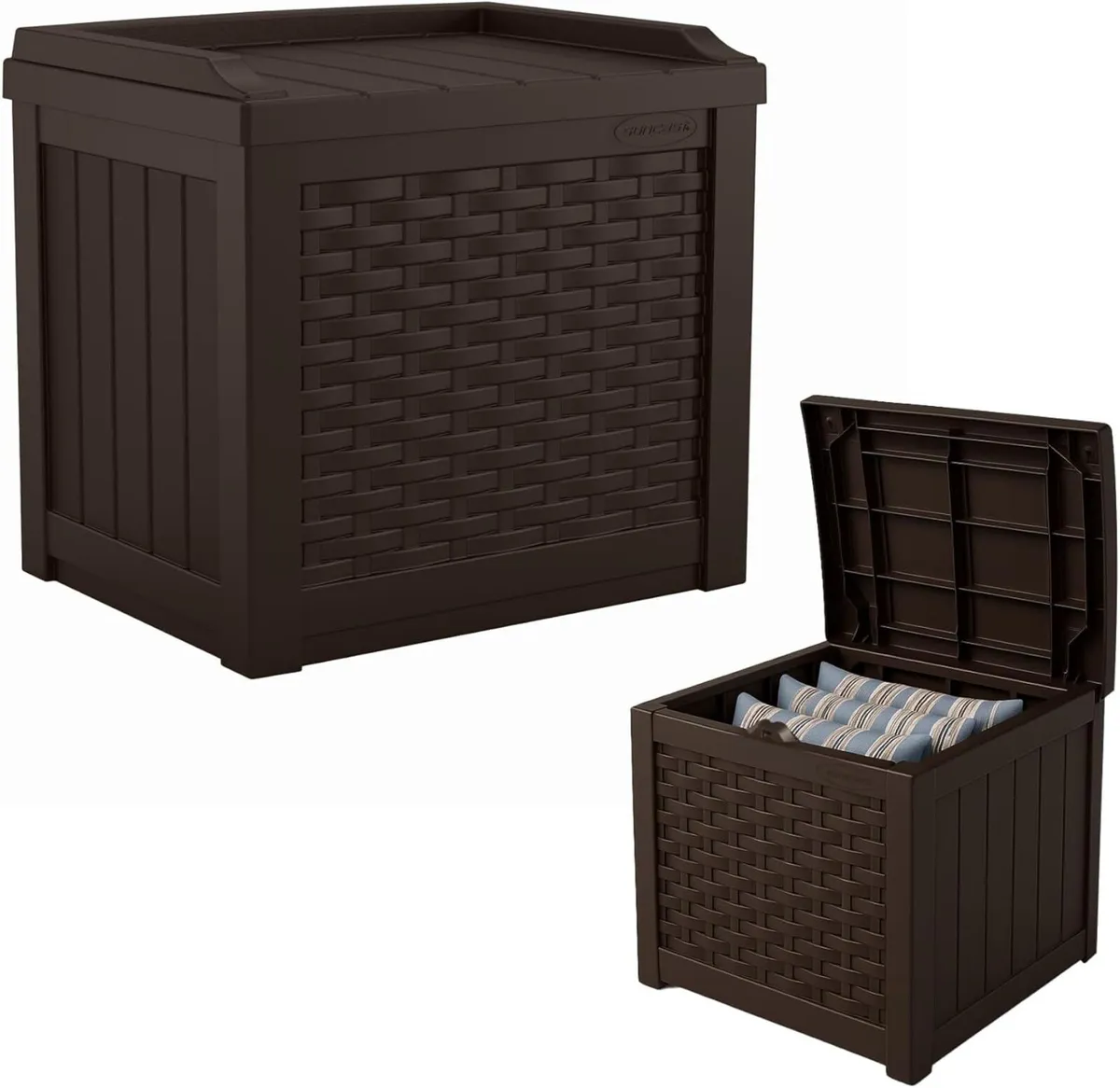 Rowlinson Georgia 83L Storage Box - Java Brown - Image 1
