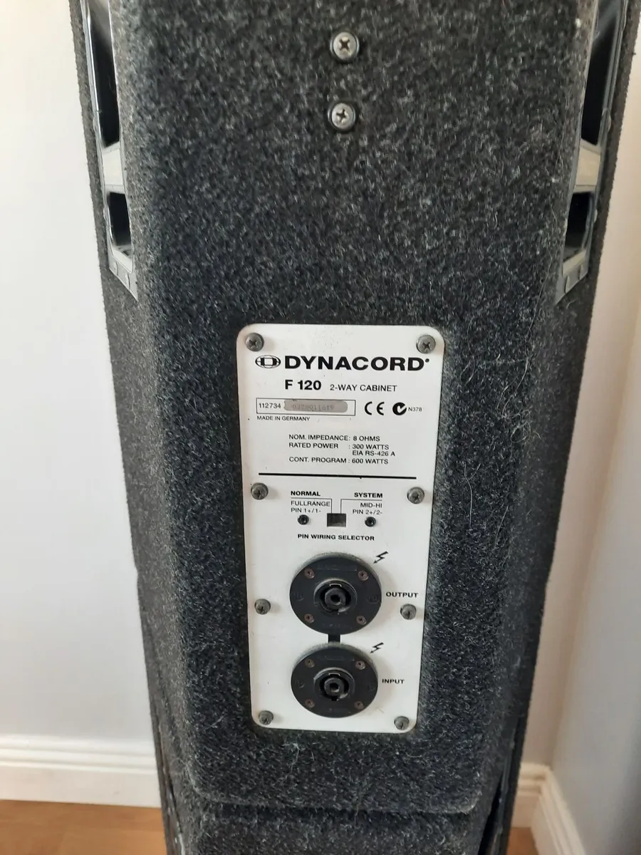 Dynacord F120 Speakers - Image 2