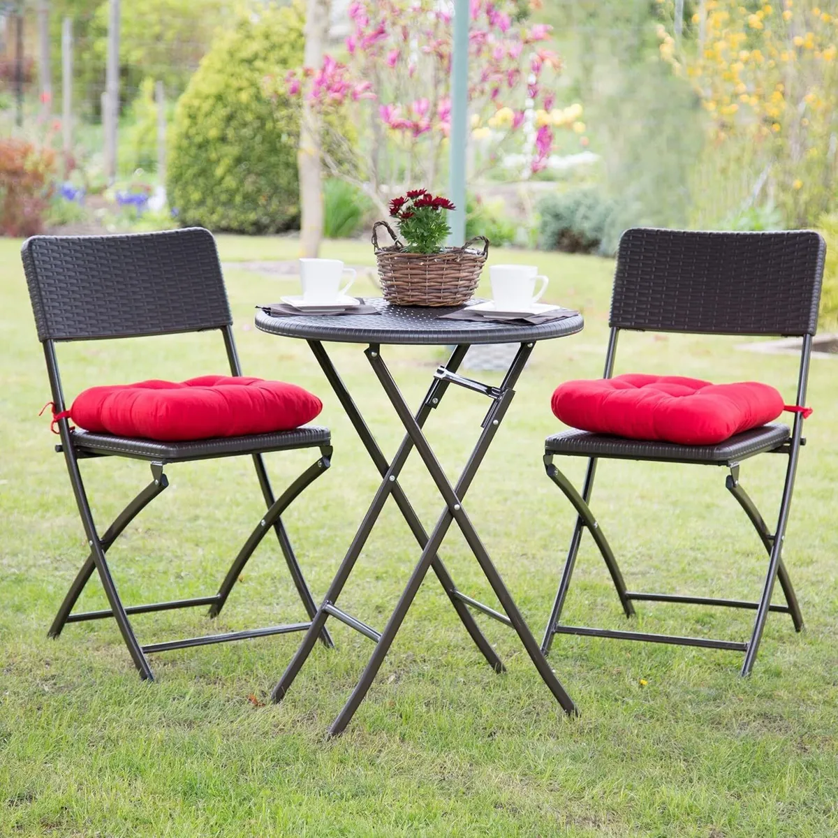 BASTIAN Garden Furniture Set Foldable 3-Pieces - Image 2