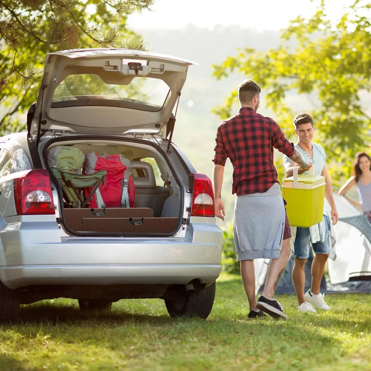 Set of 2 Picnic Benches Foldable for Pub Garden - Image 4