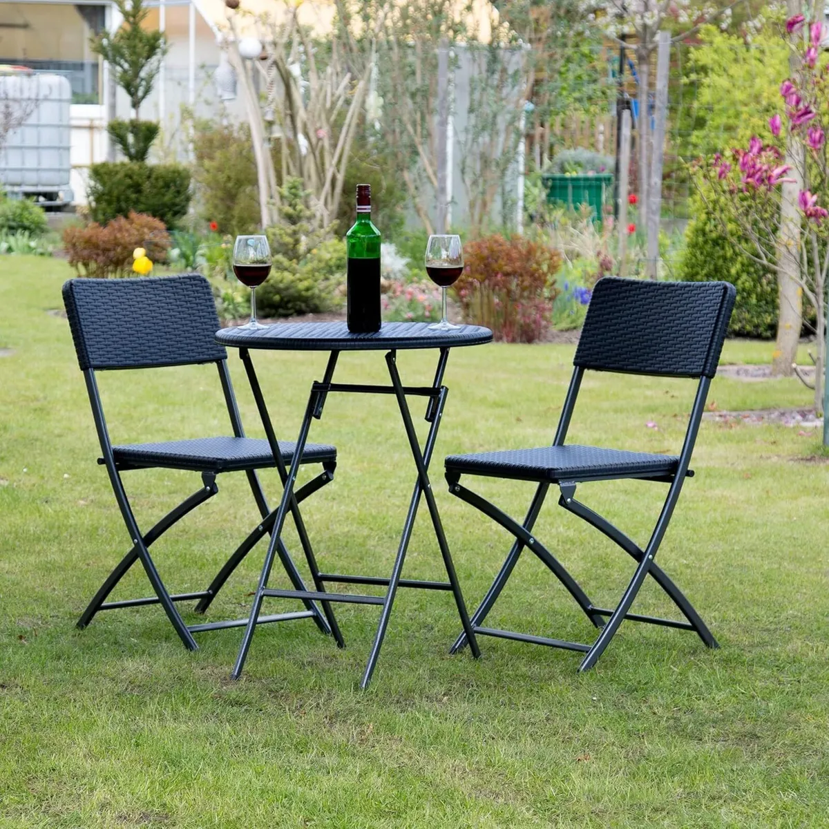 BASTIAN Garden Furniture Set Foldable 3-Pieces - Image 2