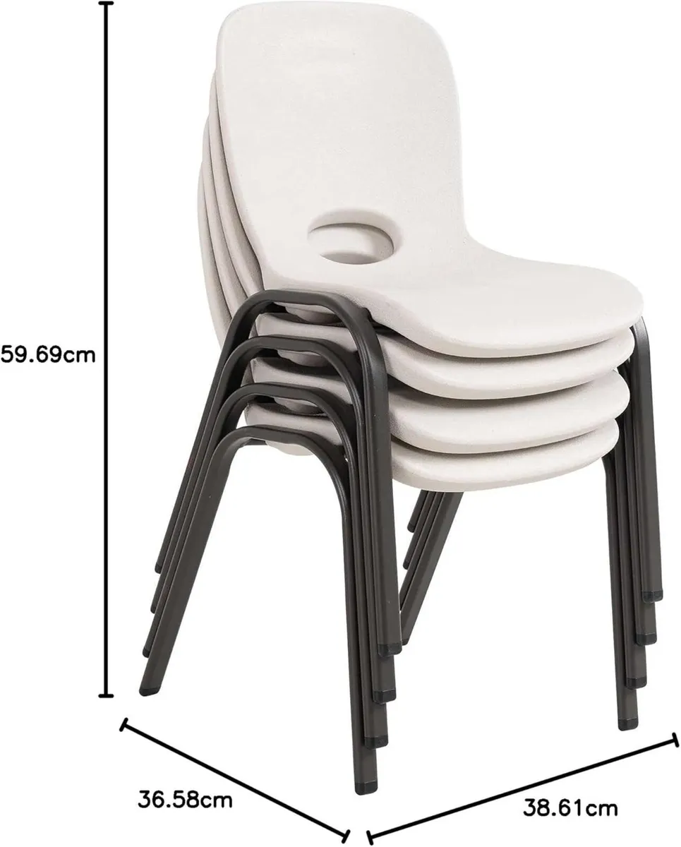 Children Chair - Almond (4-Piece) - Image 3