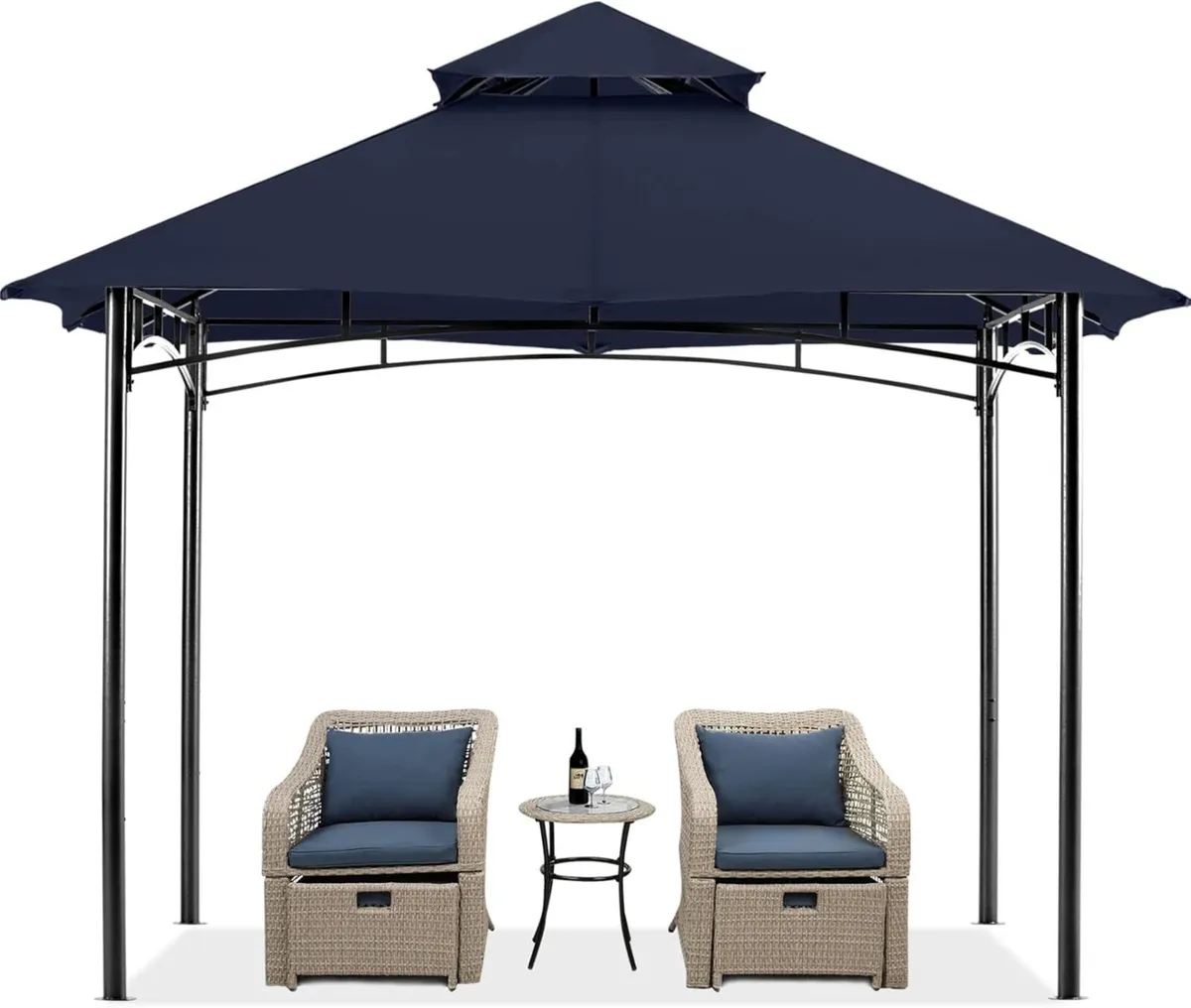 Outdoor Garden Gazebo for Patios with Stable - Image 1