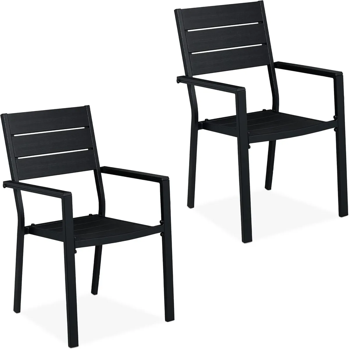 Garden Chair Set of 2 HxWxD 90 x 53 5 59 cm - Image 1