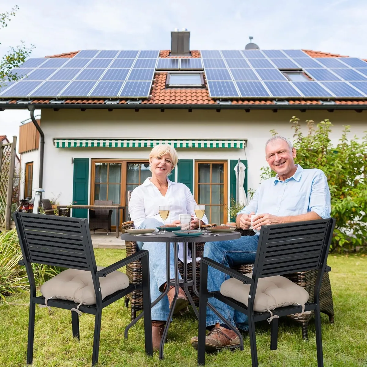 Garden Chair Set of 2 HxWxD 90 x 53 5 59 cm - Image 4