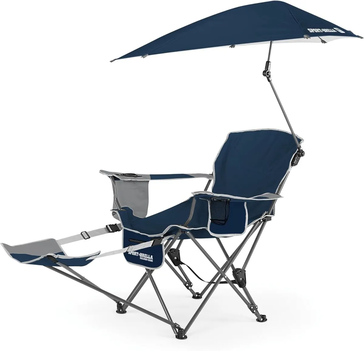 3-Position Recliner Chair with Removable Umbrella - Image 1